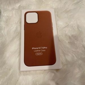 COPY - IPhone 12 Pro Apple Leather MagSafe Case